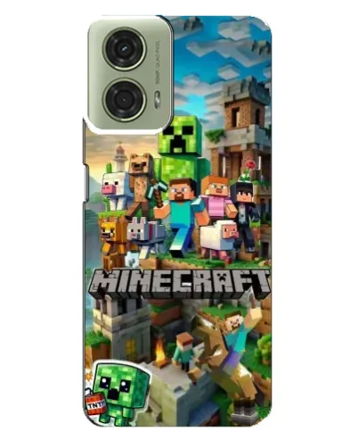 Чехол для Motorola MOTO G24 с картинкой «Замок Minecraft» Чехол для Motorola MOTO G24 с картинкой «Замок Minecraft»
