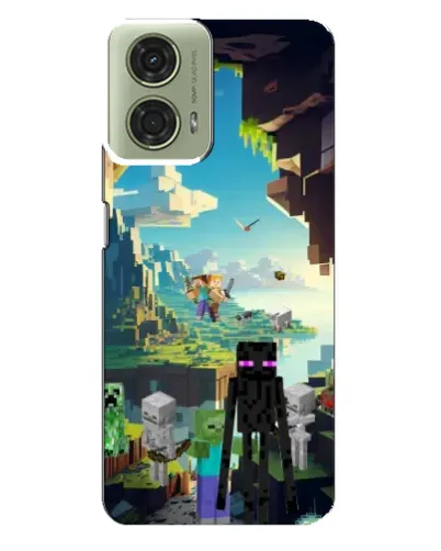 Чехол для Motorola MOTO G24 с картинкой «Эндермен в лесу» Чехол для Motorola MOTO G24 с картинкой «Эндермен в лесу»