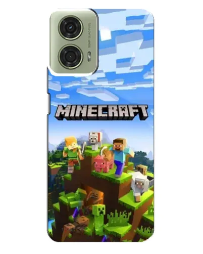 Чехол для Motorola MOTO G24 с картинкой «Minecraft классический мир» Чехол для Motorola MOTO G24 с картинкой «Minecraft классический мир»