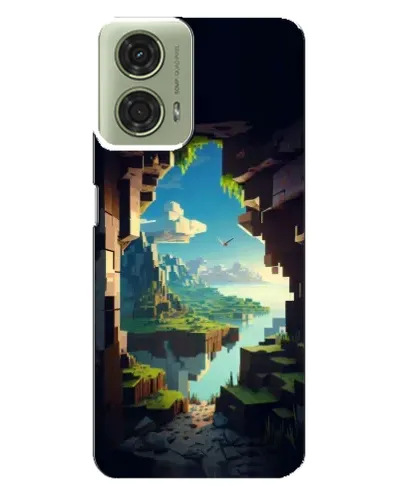 Чехол для Motorola MOTO G24 с картинкой «Вид из пещеры» Чехол для Motorola MOTO G24 с картинкой «Вид из пещеры»