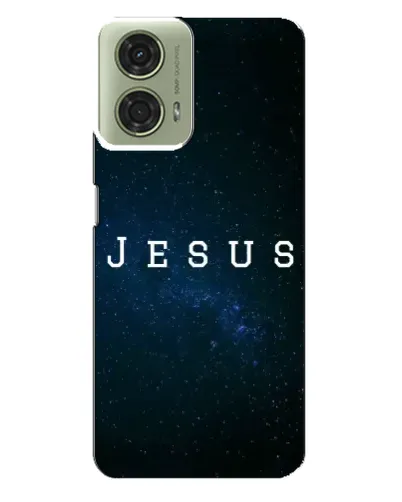 Чехол для Motorola MOTO G24 с картинкой «Звездное небо Jesus»