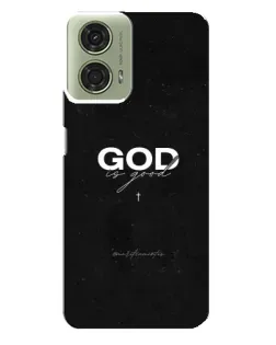 Чехол для Motorola MOTO G24 с картинкой «GOD — Бог над всем»