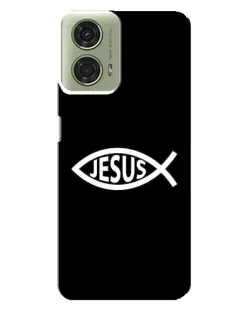 Чехол для Motorola MOTO G24 с картинкой «Классический Jesus»