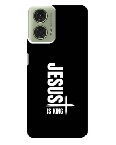 Чехол для Motorola MOTO G24 с картинкой «Вертикаль веры Jesus»