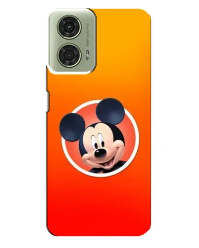 Чехол для Motorola MOTO G24 с картинкой «Mickey в круге»
