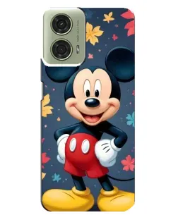 Чехол для Motorola MOTO G24 с картинкой «Осенний Mickey Mouse»