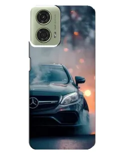 Чехол для Motorola MOTO G24 с картинкой «Mercedes — ночной город» Чехол для Motorola MOTO G24 с картинкой «Mercedes — ночной город»
