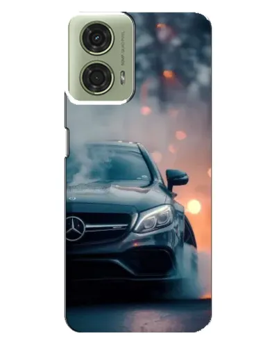 Чехол для Motorola MOTO G24 с картинкой «Mercedes — ночной город» Чехол для Motorola MOTO G24 с картинкой «Mercedes — ночной город»