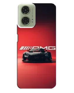 Чехол для Motorola MOTO G24 с картинкой «Mercedes AMG — красная линия»