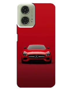 Чехол для Motorola MOTO G24 с картинкой «Красный Mercedes AMG»