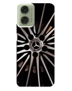 Чехол для Motorola MOTO G24 с картинкой «Диск Mercedes»