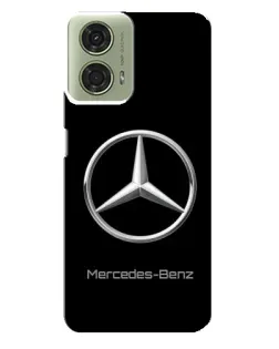Чехол для Motorola MOTO G24 с картинкой «Mercedes Silver Logo»