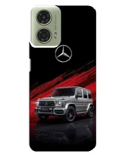 Чехол для Motorola MOTO G24 с картинкой «Mercedes G-Class красный»