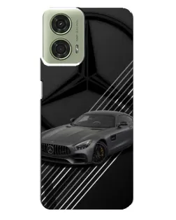 Чехол для Motorola MOTO G24 с картинкой «Mercedes AMG — графика»