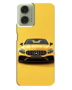 Чехол для Motorola MOTO G24 с картинкой «Желтый Mercedes GT»