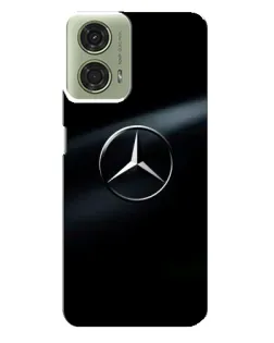 Чохол для Motorola MOTO G24 з картинкою «Mercedes на металі»