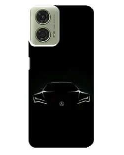 Чохол для Motorola MOTO G24 з картинкою «Mercedes — силует авто»