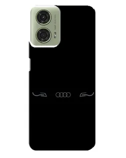 Чехол для Motorola MOTO G24 с картинкой «Audi — световой подпись» Чехол для Motorola MOTO G24 с картинкой «Audi — световой подпись»