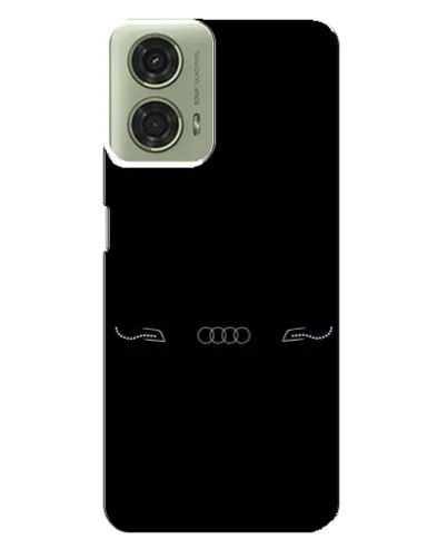Чехол для Motorola MOTO G24 с картинкой «Audi — световой подпись»