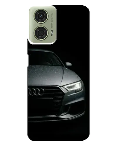 Чехол для Motorola MOTO G24 с картинкой «Audi — детализация кузова»