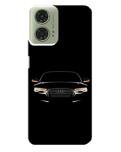 Чехол для Motorola MOTO G24 с картинкой «Audi — ночной контур»