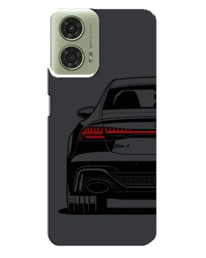 Чехол для Motorola MOTO G24 с картинкой «Задняя часть Audi — арт»