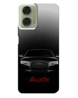 Чехол для Motorola MOTO G24 с картинкой «Audi — градиентный контур»
