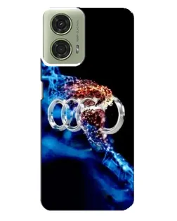 Чехол для Motorola MOTO G24 с картинкой «Энергия лого Audi»