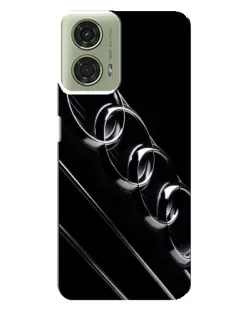 Чехол для Motorola MOTO G24 с картинкой «Audi — абстрактные кольца»