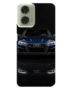 Чехол для Motorola MOTO G24 с картинкой «Audi — ночное отражение»