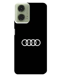 Чехол для Motorola MOTO G24 с картинкой «Audi White Logo»