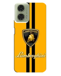 Чехол для Motorola MOTO G24 с картинкой «Lamborghini Stripe желтый» Чехол для Motorola MOTO G24 с картинкой «Lamborghini Stripe желтый»