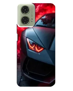 Чехол для Motorola MOTO G24 с картинкой «Lamborghini красное сияние» Чехол для Motorola MOTO G24 с картинкой «Lamborghini красное сияние»