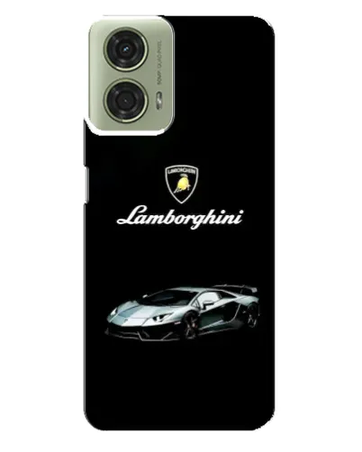 Чехол для Motorola MOTO G24 с картинкой «Логотип Lamborghini классика»