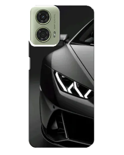 Чехол для Motorola MOTO G24 с картинкой «Lamborghini фары детализация»