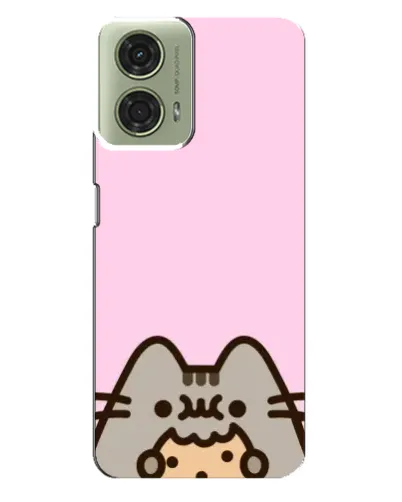 Чехол для Motorola MOTO G24 с картинкой «Pusheen и печенье» Чехол для Motorola MOTO G24 с картинкой «Pusheen и печенье»
