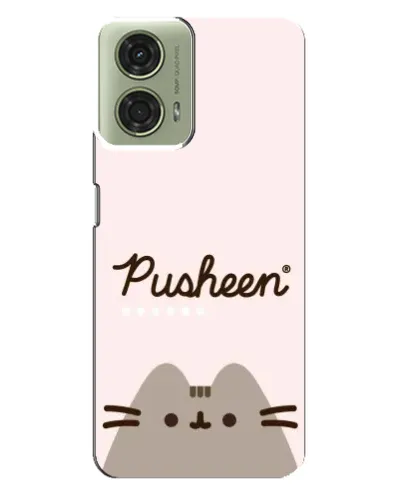 Чехол для Motorola MOTO G24 с картинкой «Pusheen логотип» Чехол для Motorola MOTO G24 с картинкой «Pusheen логотип»