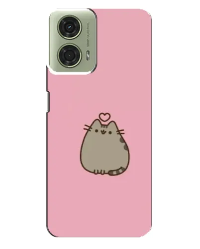 Чехол для Motorola MOTO G24 с картинкой «Pusheen сердце» Чехол для Motorola MOTO G24 с картинкой «Pusheen сердце»