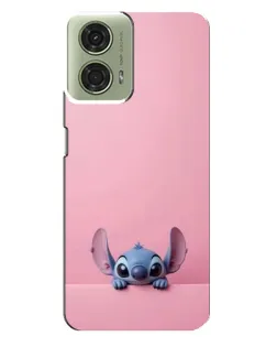 Чехол для Motorola MOTO G24 с картинкой «Stitch выглядывает»