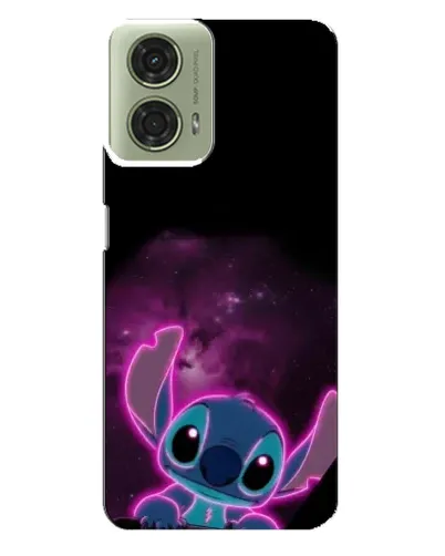 Чехол для Motorola MOTO G24 с картинкой «Неоновый Stitch»