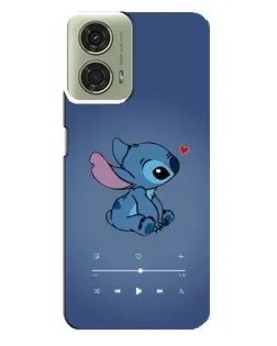 Чехол для Motorola MOTO G24 с картинкой «Музыкальный Stitch»