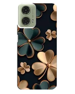 Чехол для Motorola MOTO G24 с картинкой «Клевер в золоте» Чехол для Motorola MOTO G24 с картинкой «Клевер в золоте»