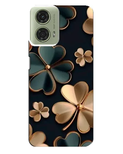 Чехол для Motorola MOTO G24 с картинкой «Клевер в золоте» Чехол для Motorola MOTO G24 с картинкой «Клевер в золоте»