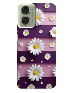 Чехол для Motorola MOTO G24 с картинкой «Ромашки на фиолетовом» Чехол для Motorola MOTO G24 с картинкой «Ромашки на фиолетовом»