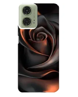 Чехол для Motorola MOTO G24 с картинкой «Шелковая черная роза» Чехол для Motorola MOTO G24 с картинкой «Шелковая черная роза»
