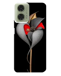 Чехол для Motorola MOTO G24 с картинкой «Серебряный фантазийный цветок» Чехол для Motorola MOTO G24 с картинкой «Серебряный фантазийный цветок»