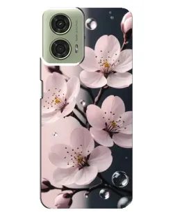 Чехол для Motorola MOTO G24 с картинкой «Нежная сакура и капли» Чехол для Motorola MOTO G24 с картинкой «Нежная сакура и капли»