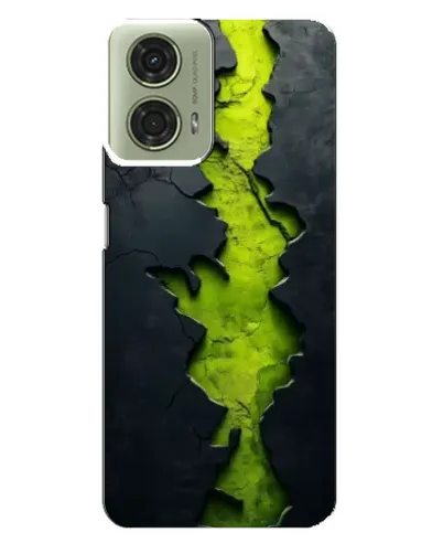 Чехол для Motorola MOTO G24 с картинкой «Салатовый разлом скалы» Чехол для Motorola MOTO G24 с картинкой «Салатовый разлом скалы»