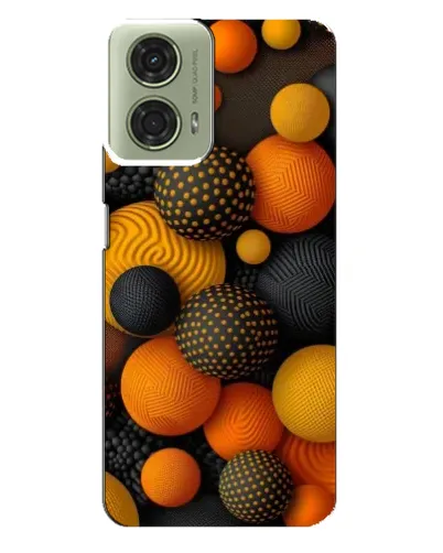 Чехол для Motorola MOTO G24 с картинкой «Объемные оранжевые сферы» Чехол для Motorola MOTO G24 с картинкой «Объемные оранжевые сферы»