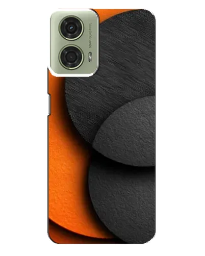 Чехол для Motorola MOTO G24 с картинкой «Геометрия оранжевых кругов» Чехол для Motorola MOTO G24 с картинкой «Геометрия оранжевых кругов»